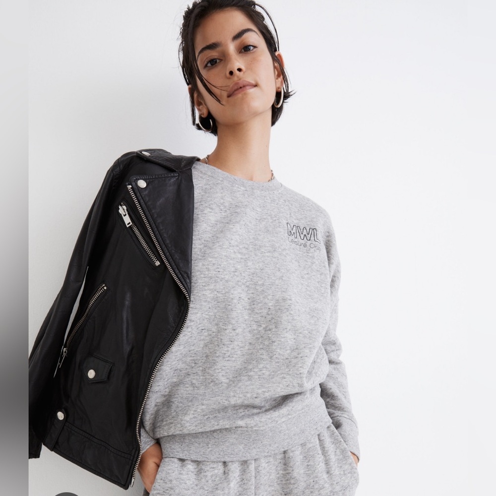 Madewell Leisure Club gray sweatshirt Sz. S